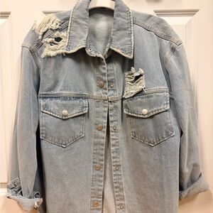 Mittoshop Light Blue Denim Jacket
